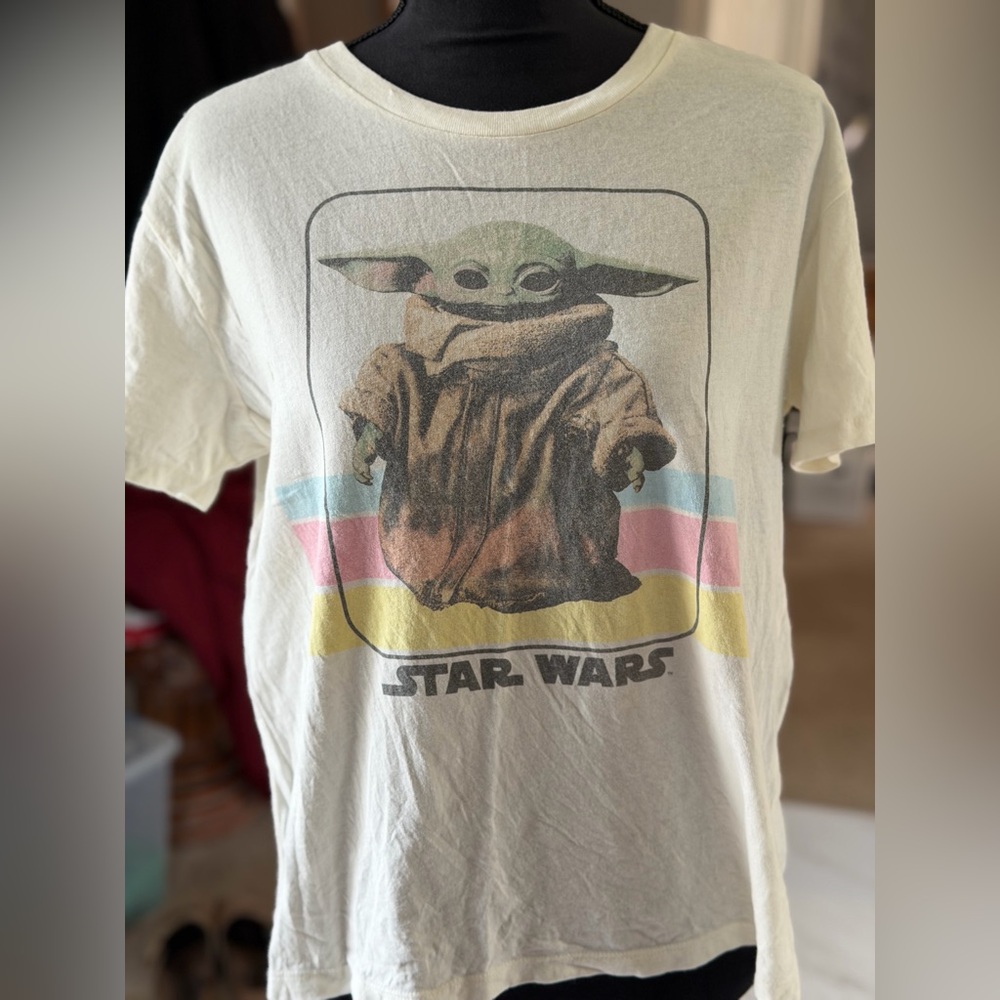 Star Wars Grogu Tee Baby Yoda Disney Fan Graphic Shirt